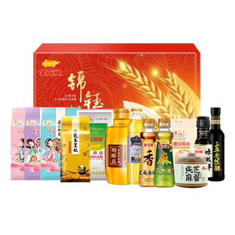金龙鱼  大礼包-锦钰粮田G款 5475g+2500ml 花生油 小麦粉