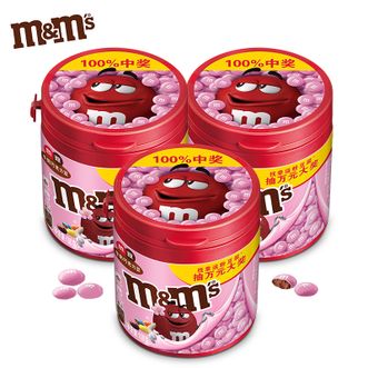 m&m's  巧克力豆牛奶夹心100g*3罐装