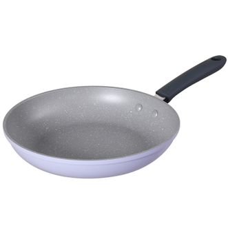 炊大皇（COOKER KING）  炊大皇 平底锅不粘锅早餐煎锅麦饭石色易洁26cm 电磁炉通用 匠紫JZ26JG