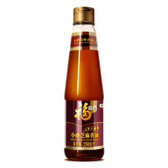 福临门  玻璃瓶装250ml一级小磨香油小巧好握精研细磨