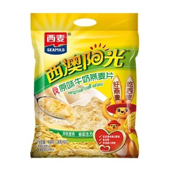 西麦SEAMILD  高钙 原味牛奶燕麦片560g