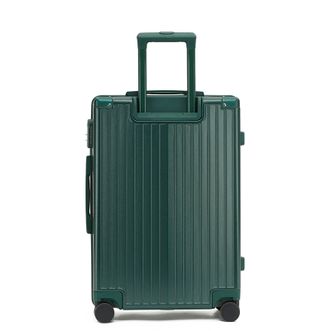 途帮Toboog  加固包角行李箱  万向轮拉杆箱  旅行密码箱  2091  24英寸  墨绿色