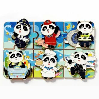 Air China  胖安达岗位系列冰箱贴套装