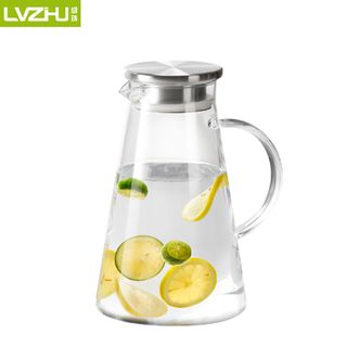 绿珠（lvzhu）   夏季冷水壶 1.8L高硼硅玻璃家用凉白开水壶耐热防爆冷泡壶 GPH-28