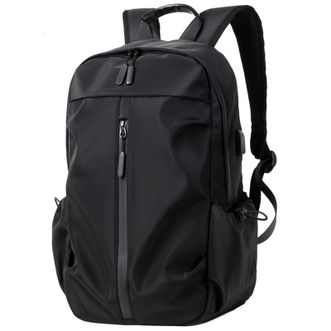 TYMON泰梦 双肩包男士电脑包商务出差旅行包大学生笔记本运动休闲背包书包 TM-S1205 黑色