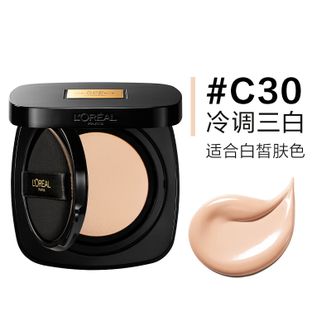 欧莱雅（LOREAL）  黑金防晒气垫BB霜12g #C30冷调白皙 持妆遮瑕奶油滋润防晒BB霜