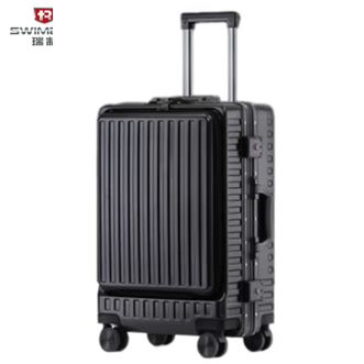 瑞制出差旅行简约时尚登机箱万向轮男女行李箱24英寸RZ-8620B