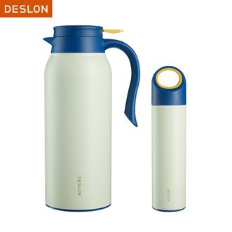 德世朗（DESLON）  臻享套装A 家用不锈钢1500mL保温壶+480mL保温杯组合
