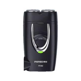 博锐  剃须刀电动刮胡刀充电式双刀头便携迷你须刨快充出差必备男士剃胡须刀PS182
