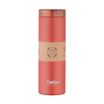 德铂（Debo）  卡罗尔保温杯260ml大容量直身水杯户外便携保冷杯 红色