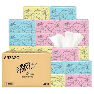 清风  超质感系列抽纸2层200抽x24包/箱