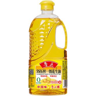 鲁花  花生油 5S压榨一级花生油900ml 食用油