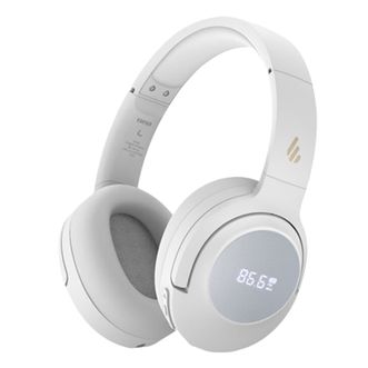 漫步者  K710W 头戴式调频蓝牙耳机 英语四六级听力数显耳机  网课专用 超长续航耳机  沙滩白