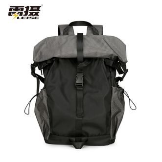 雷摄  徒步登山背包电脑出差旅行包轻量耐磨 K001 黑色