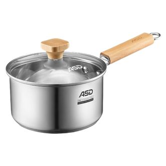 爱仕达（ASD）  奶锅 316L不锈钢20CM加厚复底辅食锅小锅电磁炉燃气通用NS20B13WG