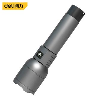 得力（deli）  超长续航远射变焦超亮强光充电手电筒 DL551028