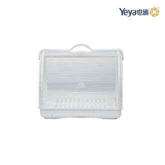 也雅（Yeya）  小卷云奶瓶箱 置物箱 辅食收纳箱盒 乳玉白 NP-003