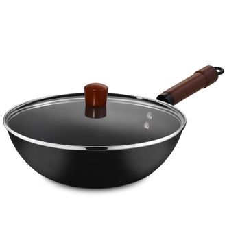 炊大皇（COOKER KING）  炒锅铁锅健康无涂层平底炒菜锅32cm ZH32JIW