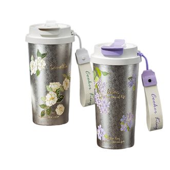 炊大皇（COOKER KING）  内外纯钛保温咖啡杯高级感轻奢礼盒520ml