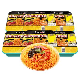 白象  麻辣小龙虾拌面115g*6碗