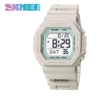 时刻美（Skmei）  多功能运动小方表 电子表 双显示（1988）