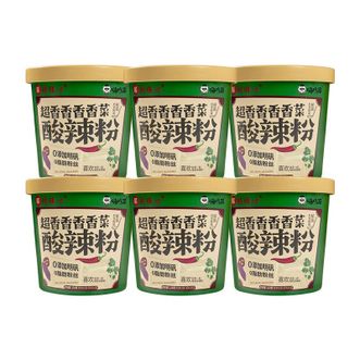 嗨吃家  香菜酸辣粉（非清真）128*6桶