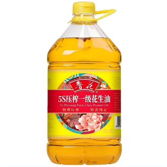 鲁花 香味家族系列5S压榨一级花生油 3.08L*1桶家庭实惠装 鲁花 香味家族系列5S压榨一级花生油 3.08L*1桶家庭实惠装