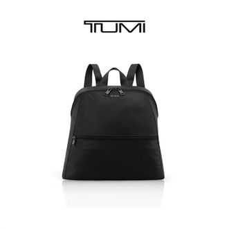 TUMI  Voyageur女士双肩包 休闲可折叠内置小包包  0196623DGM  黑色拼烟枪色