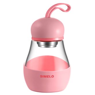 施美乐(SIMELO)萌物梨姿杯 便携随行杯玻璃水杯350ML 施美乐(SIMELO)萌物梨姿杯 便携随行杯玻璃水杯350ML