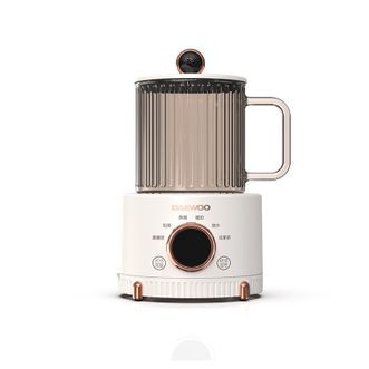 大宇（DAEWOO）养生壶 煮茶器迷你多功能煮茶壶养生水壶小型茶壶牛奶花茶壶 Y01米白色