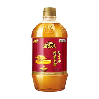 福临门  家乡味传承土榨花生油  炒菜烘焙油炸家庭烹饪非转基因食用油  1.8L