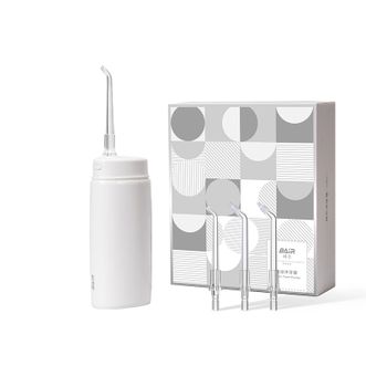 拜尔（BAIR）  迷你冲牙器便携式正畸电动洗牙器家用洁牙水牙线冲洗器茉白/V2
