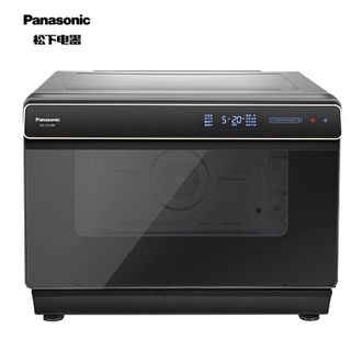 松下/Panasonic  臻品蒸烤箱家用蒸烤一体机30L大容量蒸箱烤箱热风烘焙多功能蒸烤箱NU-SC300BXPE