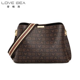 爱情海/Love sea  简约实用托特包经典斜挎包上班通勤大容量女士单肩包手提包AQH3293