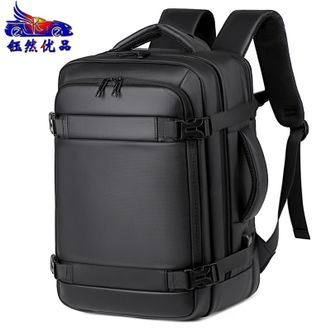 钰然优品  双肩包多隔层大容量旅行包独立电脑仓防泼水面料商务通勤包外置USB接口5108