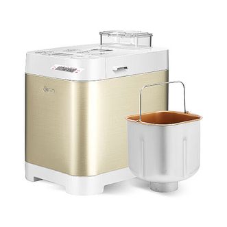 东菱/Donlim  全自动面包机 家用小型智能和面机 迷你揉面机面包机 可预约智能投撒果料 DL-T06S-K