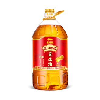 金龙鱼  匠心臻品花生油5L 一级食用油大桶家用油煎炒