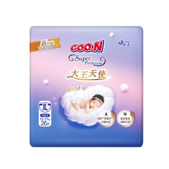 大王（GOO.N）  天使系列纸尿裤XL26片(12-17kg)尿不湿婴儿 双驱芯 柔载万滴