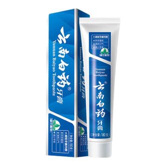 云南白药  牙膏留兰香型清洁口腔清新口气牙膏成人护龈健齿 留兰 180g*1支