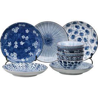 美浓烧（Mino Yaki）  KN5-10TB-S 十件套礼盒装