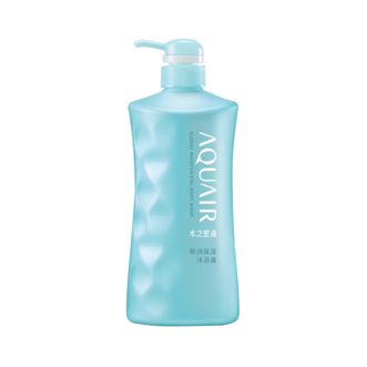 水之密语/AQUAIR  嘭润保湿沐浴露600ml 保湿滋润 面护级透明质酸 法国海盐男女通用