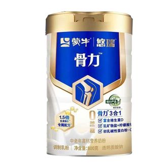 蒙牛  悠瑞骨力中老年高钙营养奶粉800g