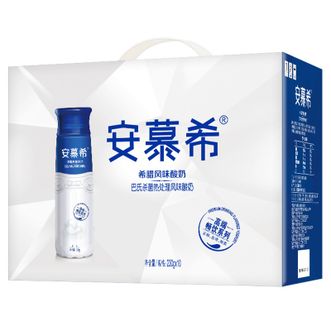 伊利  （新日期）安慕希常温高端酸奶PET原味230ml*10瓶装 礼盒装京东发出