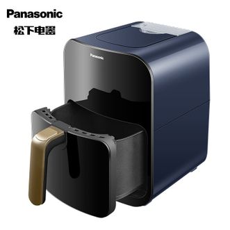 松下/Panasonic  空气炸锅多功能家用空气炸可视全自动无油大容量电炸锅煎炸锅低脂空气炸烤箱 NF-HC300-A