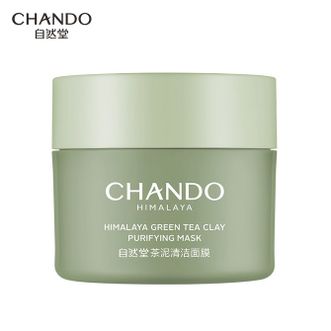自然堂/Chando  喜马拉雅茶泥净颜清洁面膜100g 改善黑头油脂控油