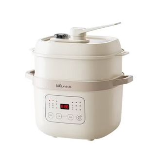 小熊/Bear  1.6L微压隔水电炖锅健康0涂层白瓷煲汤炖汤煮粥锅燕窝炖盅