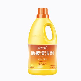 蓝月亮  地板清洁剂2kg*2柠檬香 瓷砖木地板扫地机器人洗地机