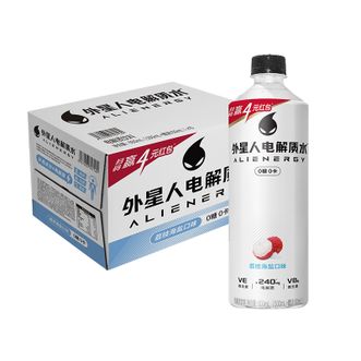 元气森林  外星人电解质水功能性饮料荔枝海盐口味600mL*15瓶