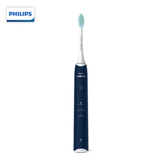 飞利浦/Philips  电动牙刷 S2蓝色/白色可选-HX2418 成人充电式声波震动情侣牙刷 3种模式 智能净白牙龈呵护 送男友女友生日