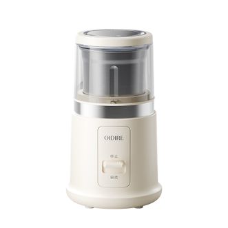 OIDIRE  电动磨豆机研磨机粉碎机304不锈钢内胆料理机磨粉机 隔音罩设计 4叶下沉式刀头 单推式开关